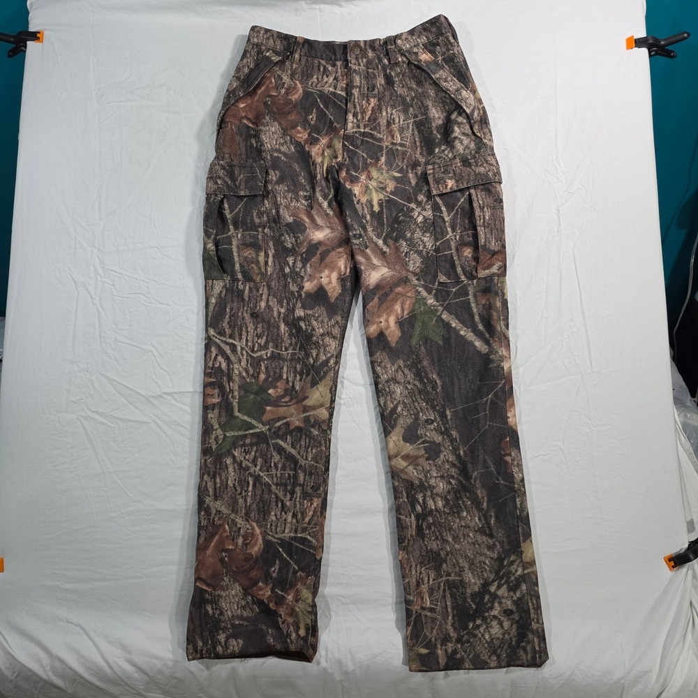 Cabela's Dry-Plus Camo Cargo Pants 34 Reg Brown Polyester Hunting Gorpcore